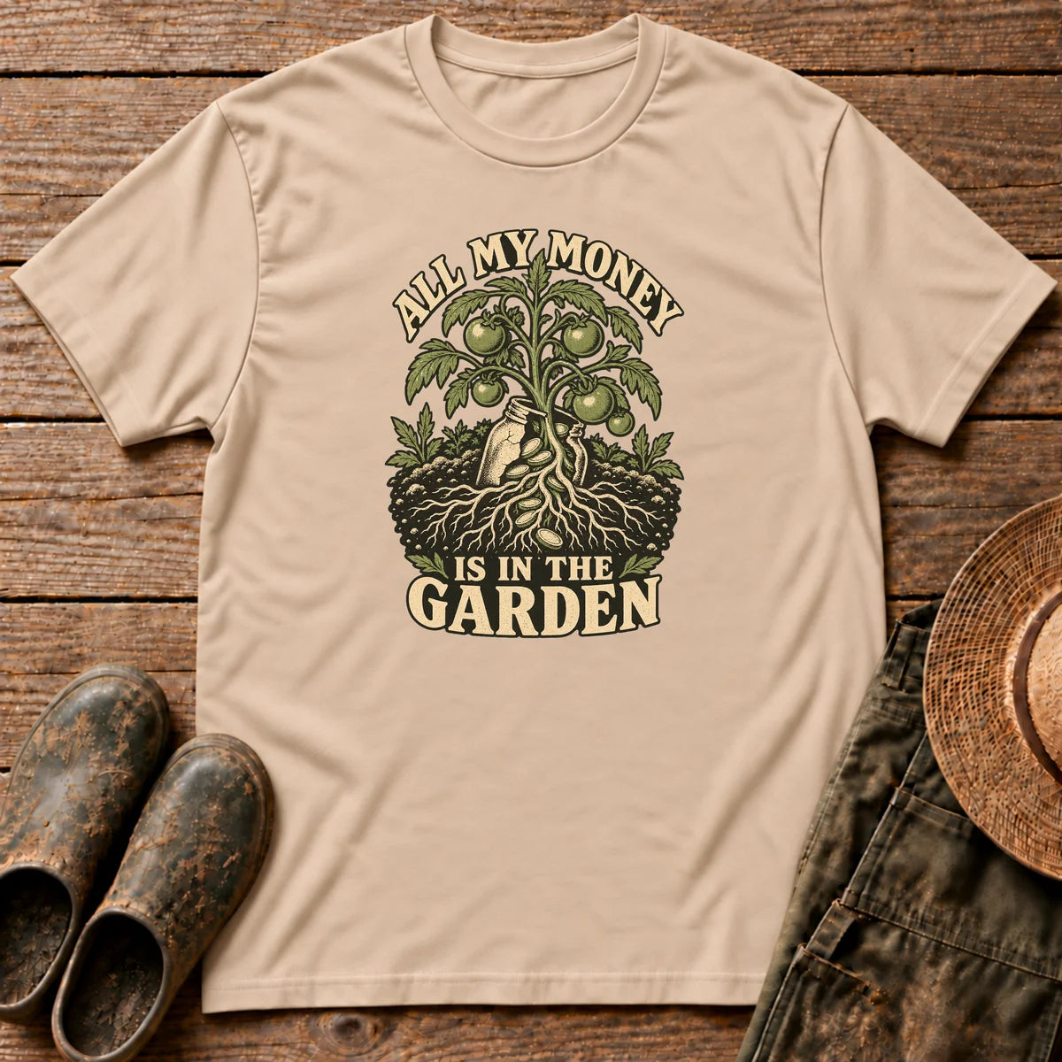 Money in Garden Tshirt