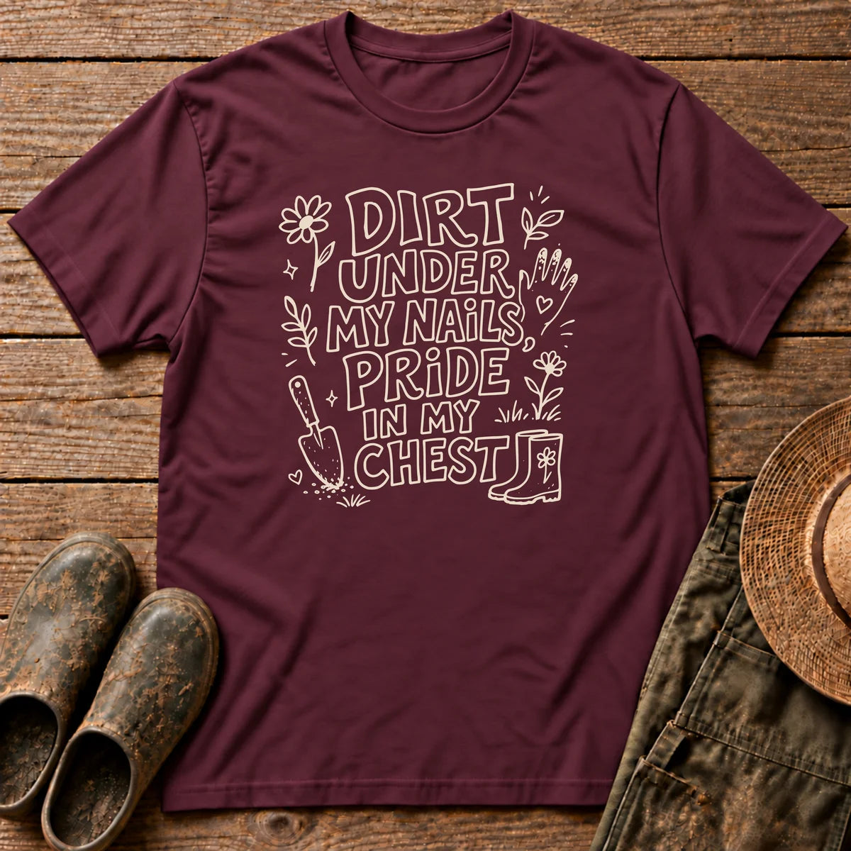 Dirt Nails Dark T-shirt