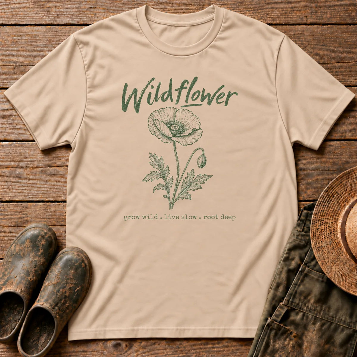 Wildflower Roots T-shirt