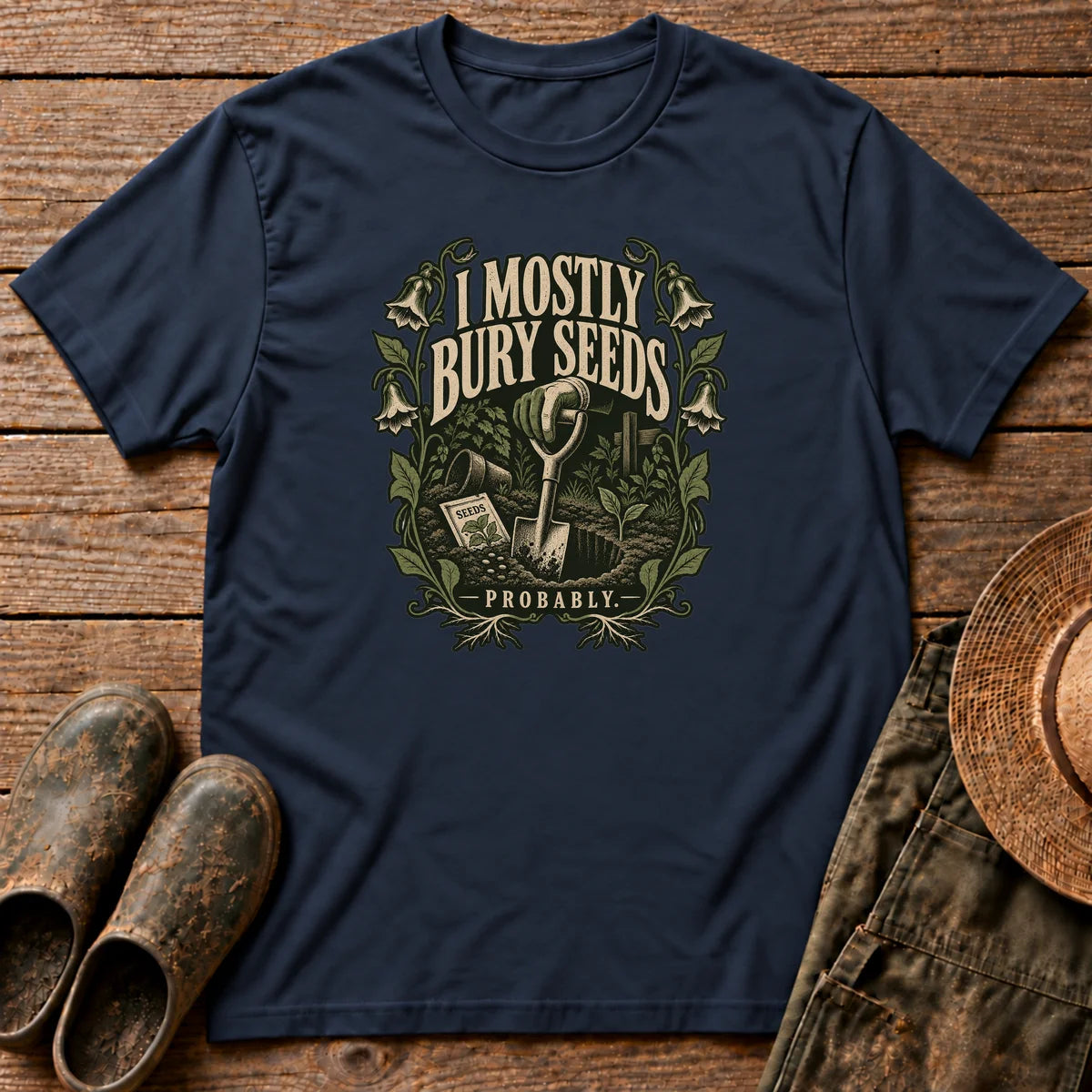 Mostly Bury Seeds Tshirt