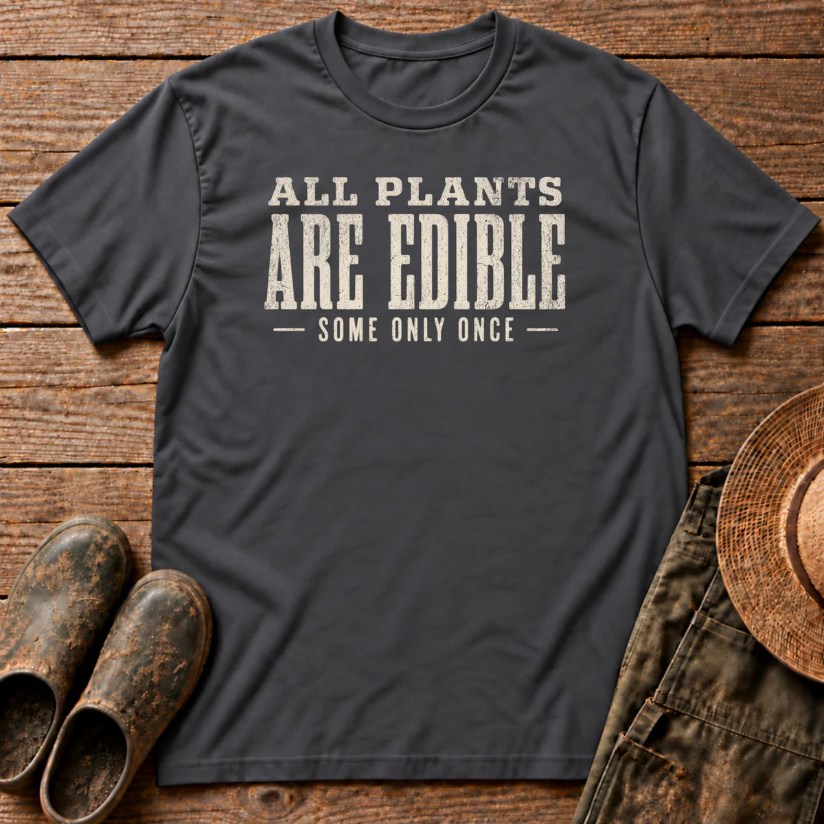 All Plants Edible T-shirt