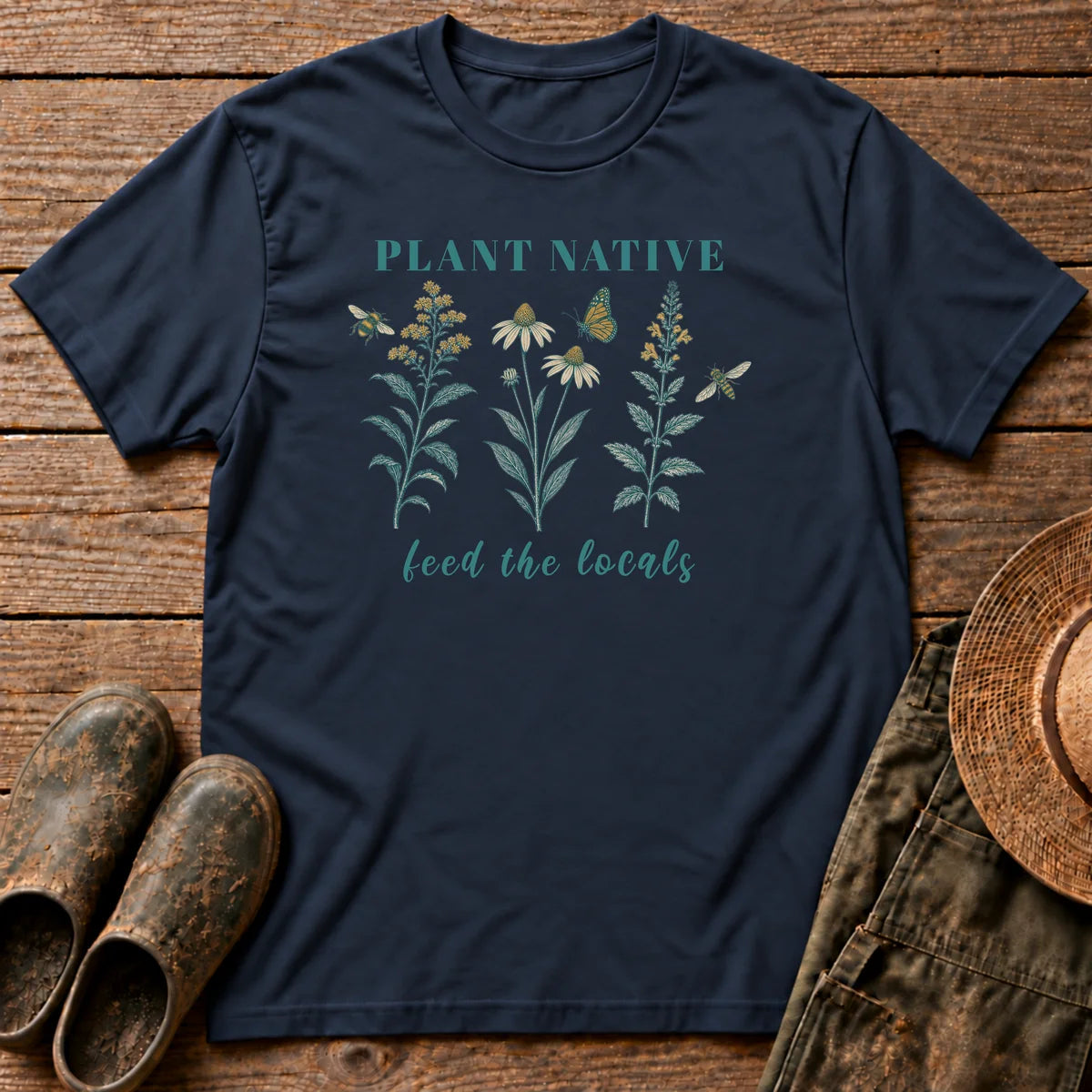 Feed Local Plants T-shirt
