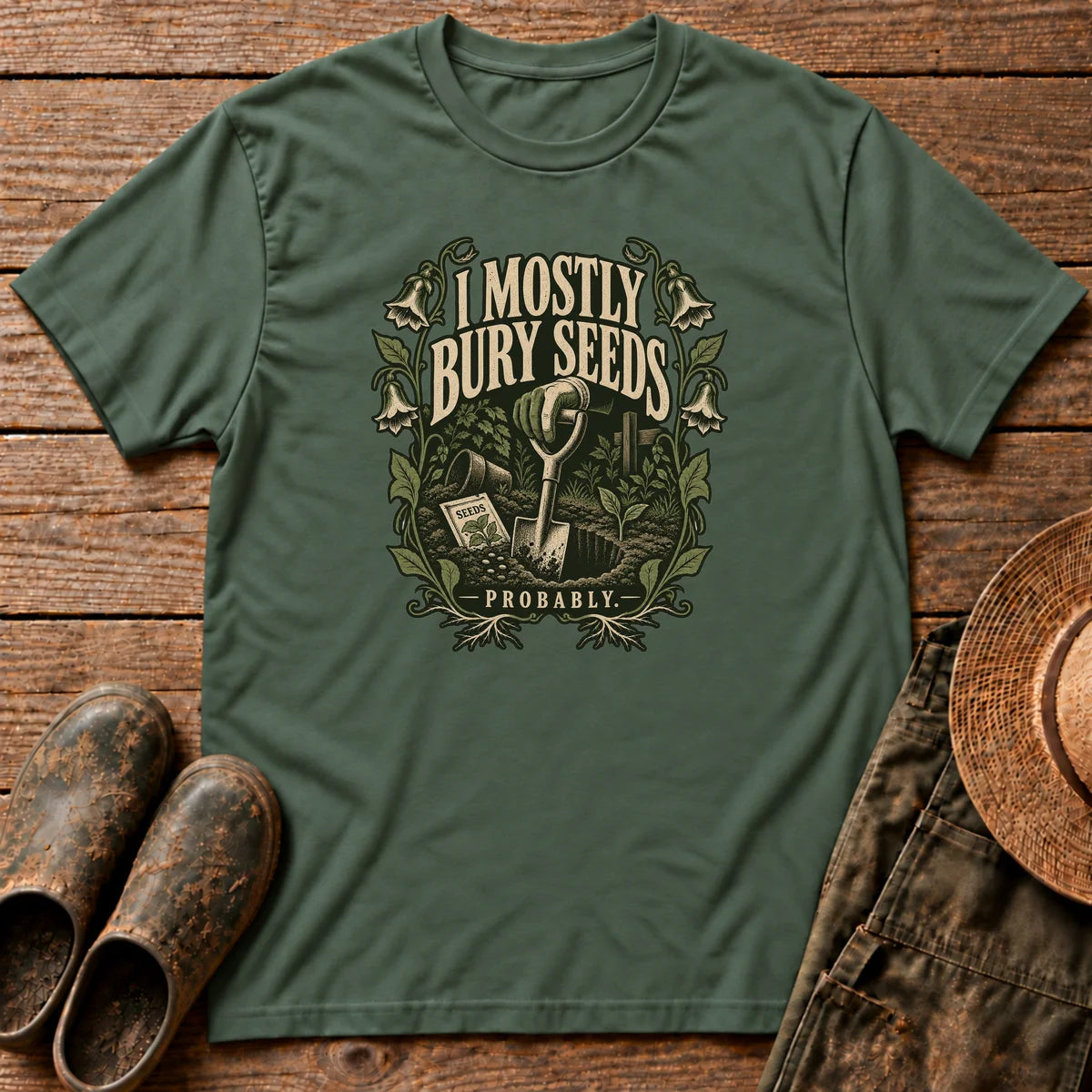 Mostly Bury Seeds Tshirt