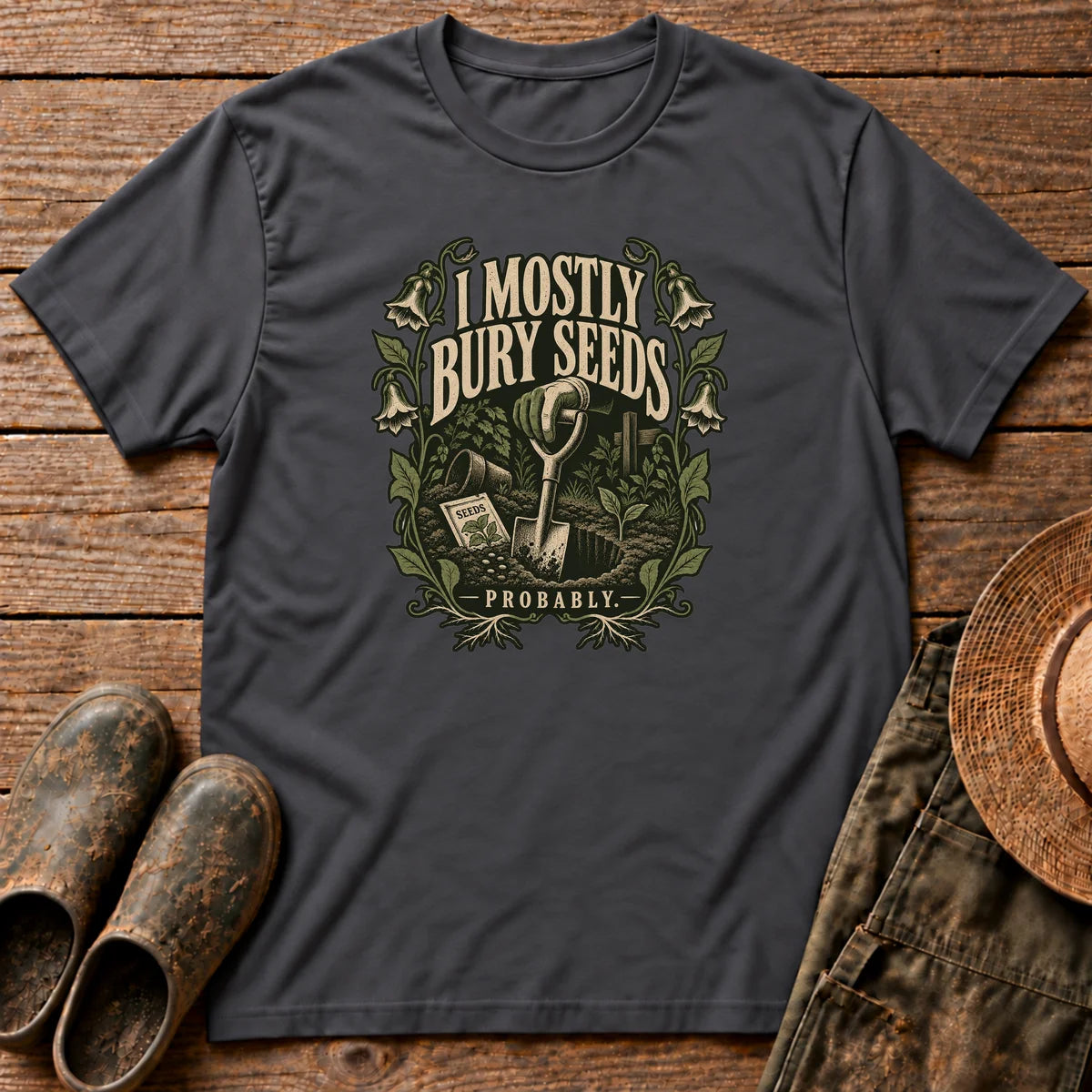 Mostly Bury Seeds Tshirt