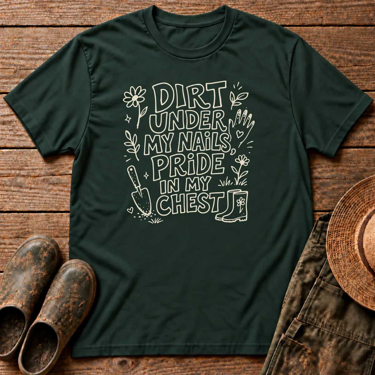 Dirt Nails Dark T-shirt