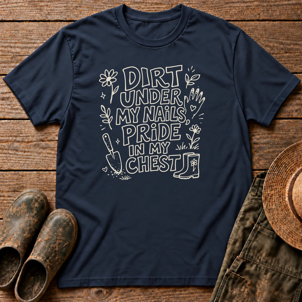 Dirt Nails Dark T-shirt