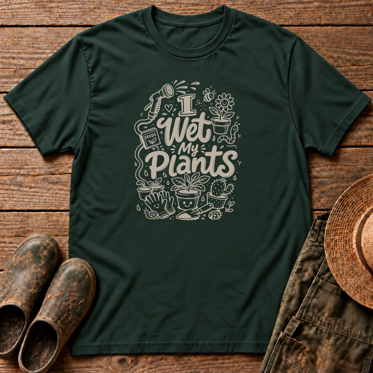 I Wet My Plants T-shirt