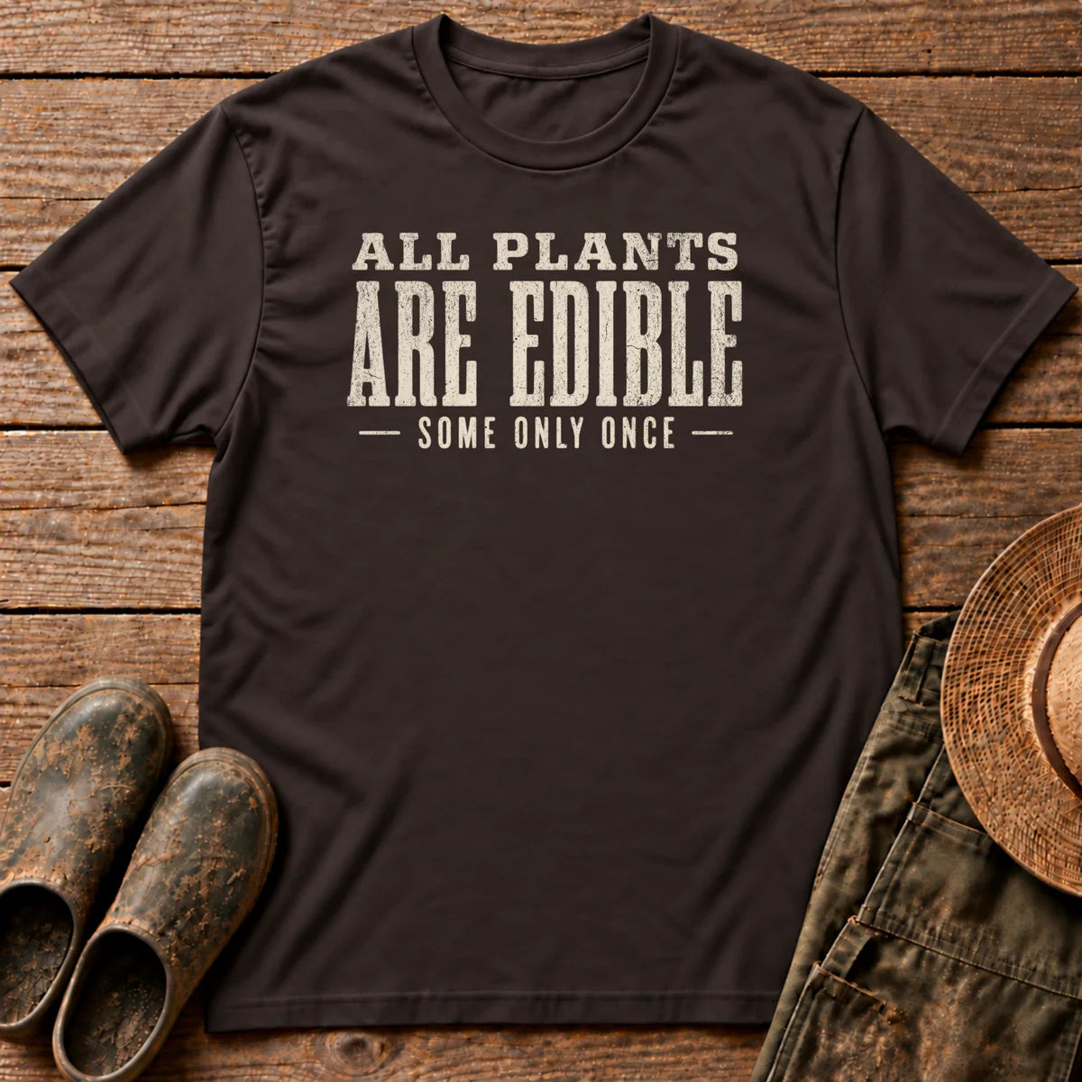 All Plants Edible T-shirt