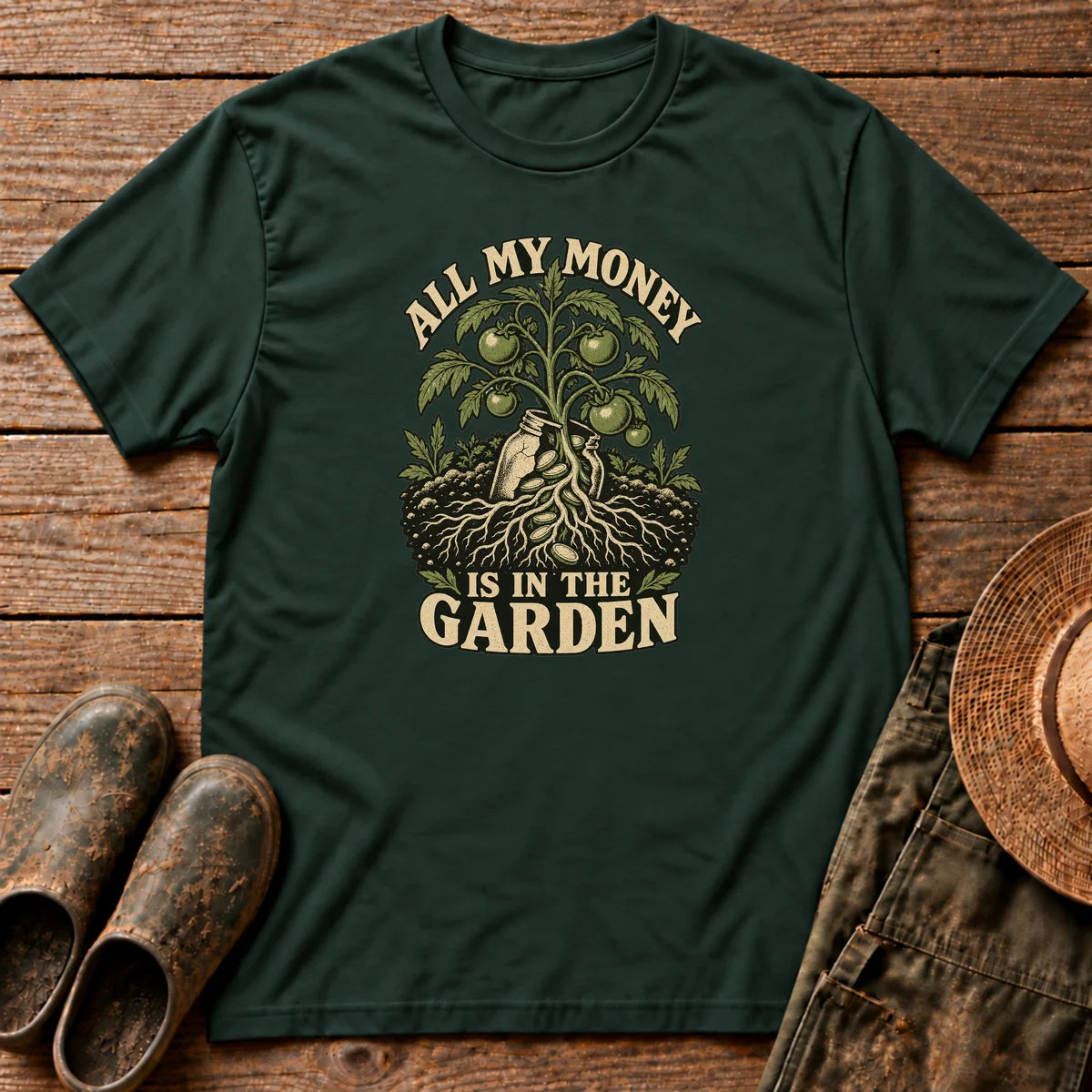 Money in Garden Tshirt
