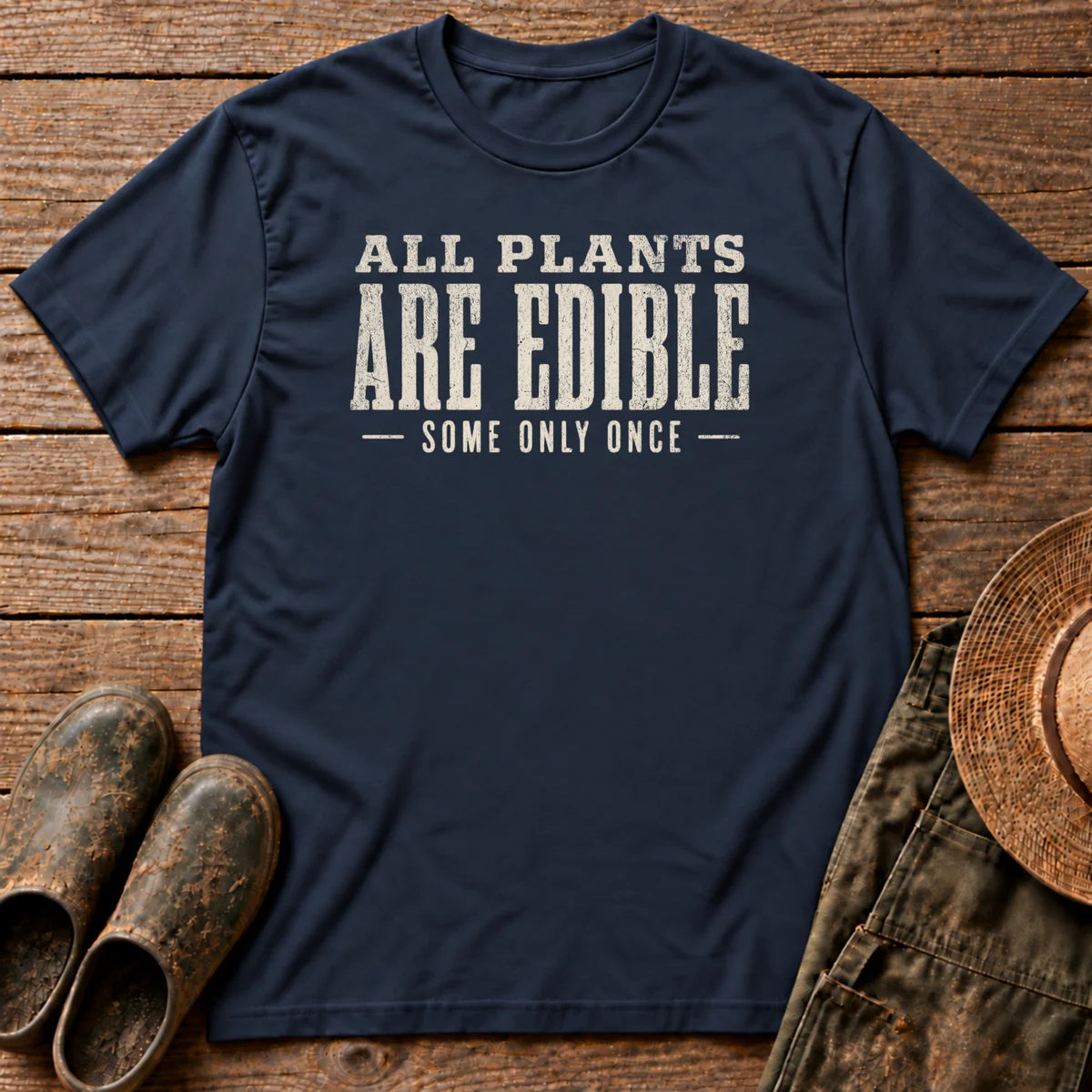 All Plants Edible T-shirt