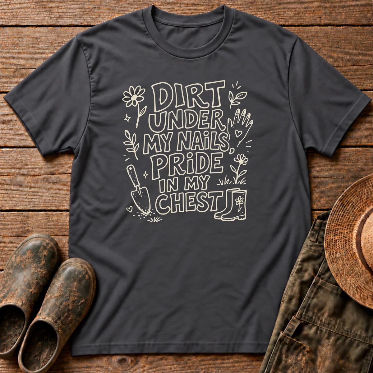 Dirt Nails Dark T-shirt