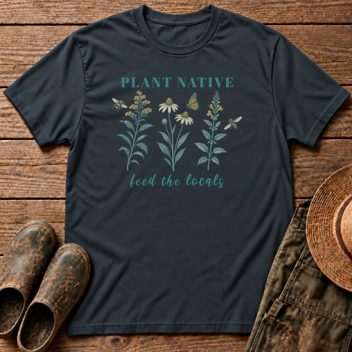Feed Local Plants T-shirt