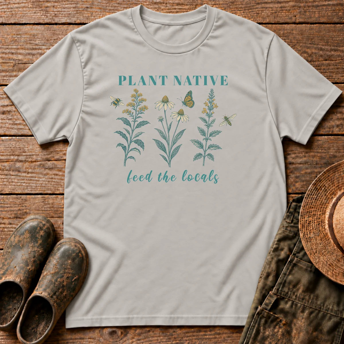 Feed Local Plants T-shirt