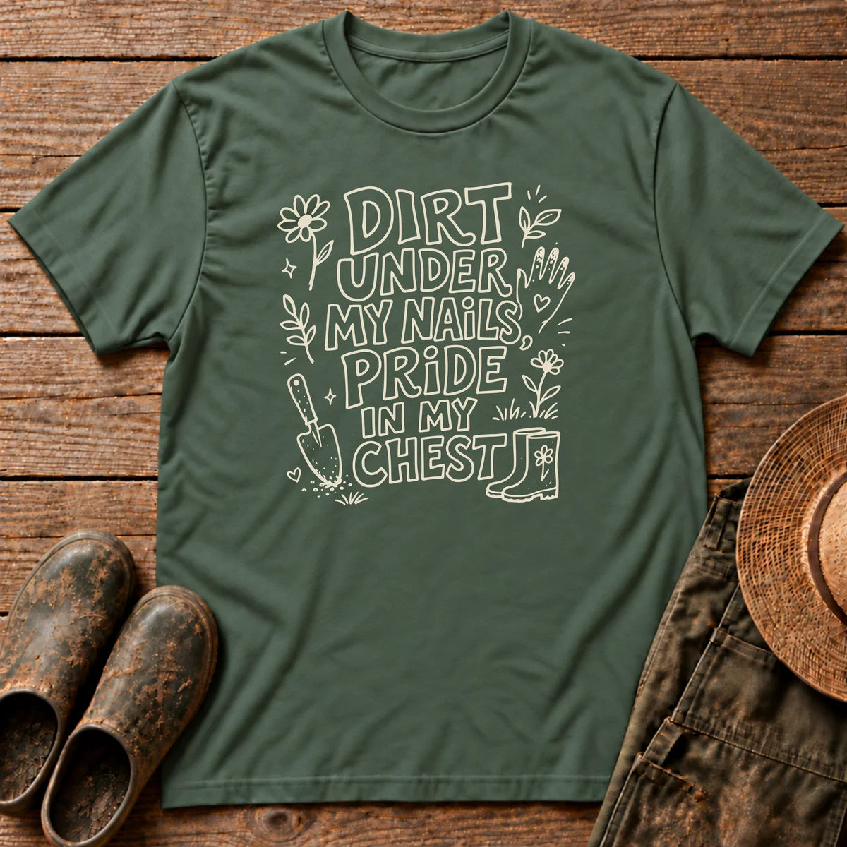 Dirt Nails Dark T-shirt