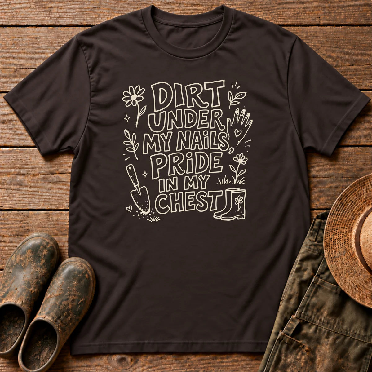 Dirt Nails Dark T-shirt
