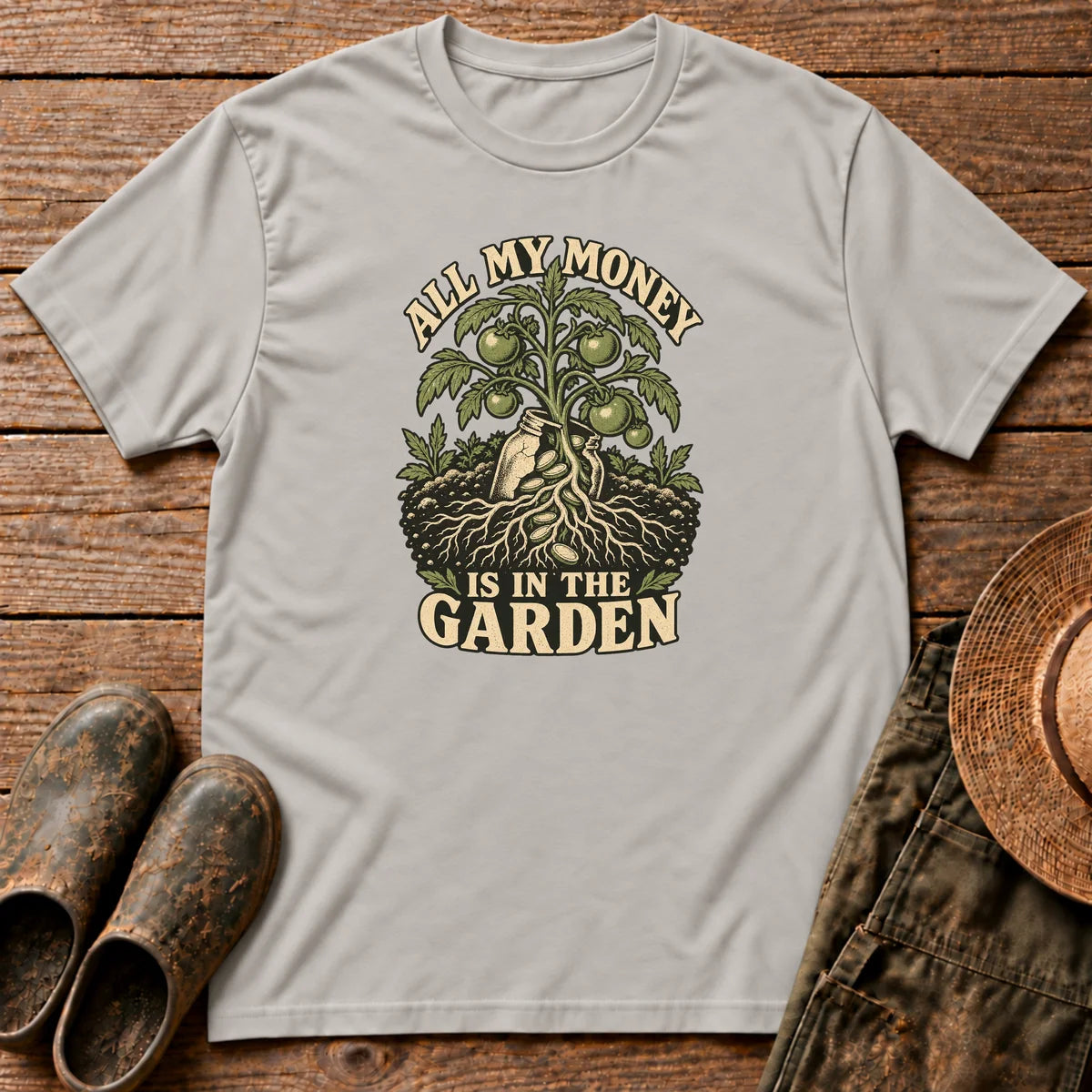 Money in Garden Tshirt