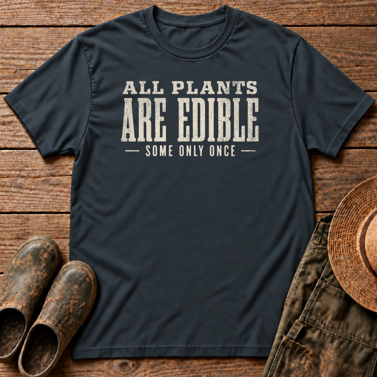 All Plants Edible T-shirt