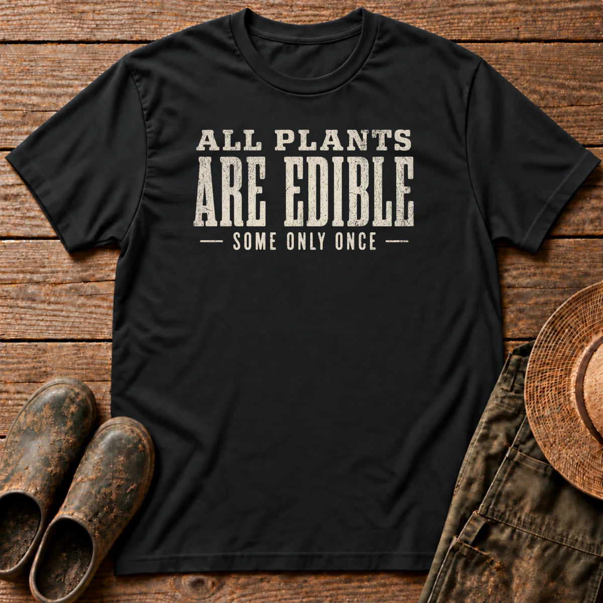 All Plants Edible T-shirt