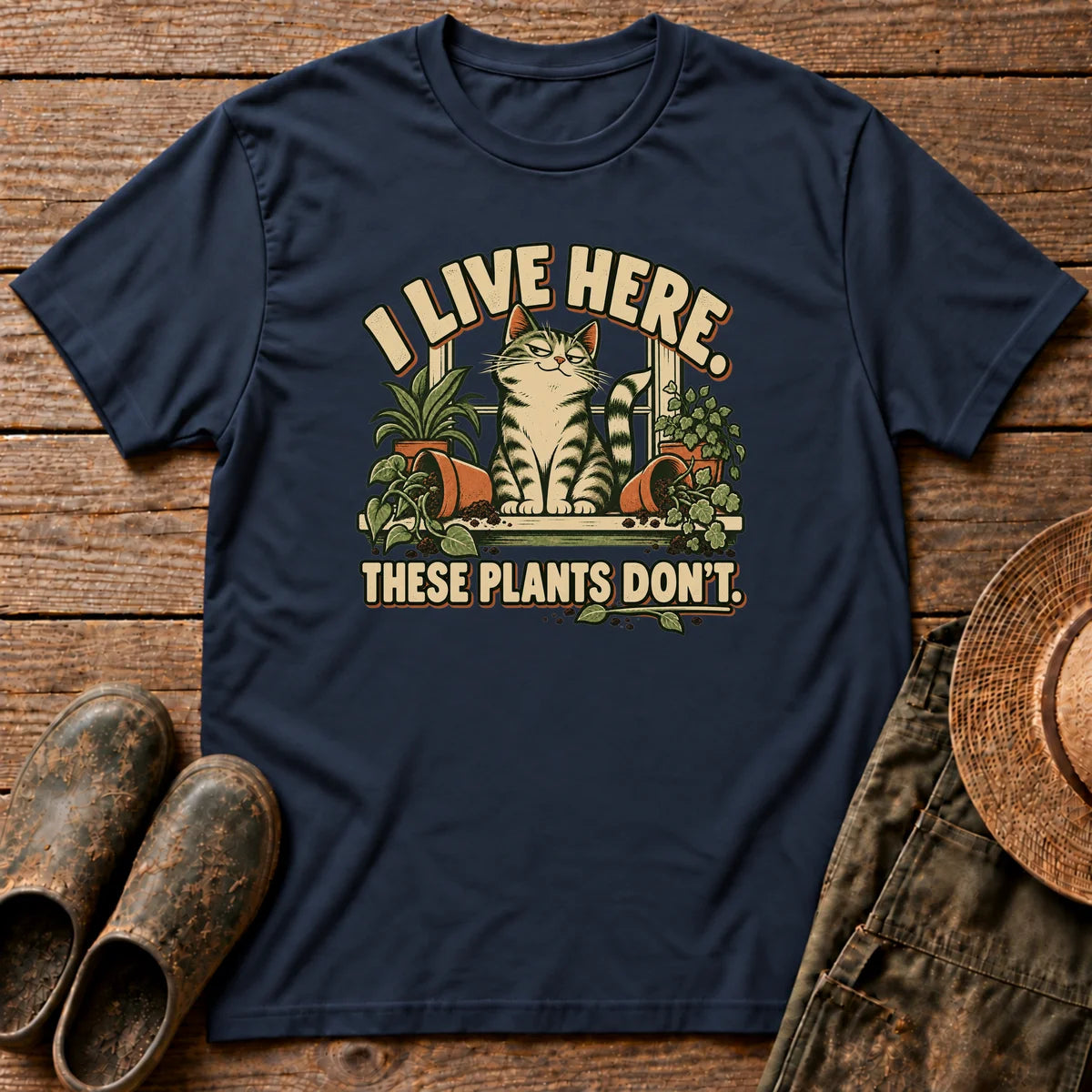 I Live Here Tshirt