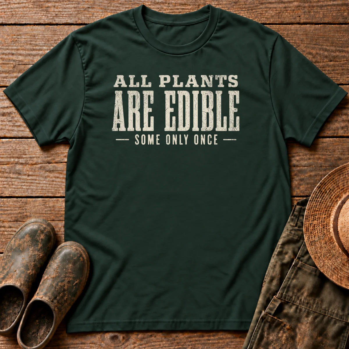 All Plants Edible T-shirt