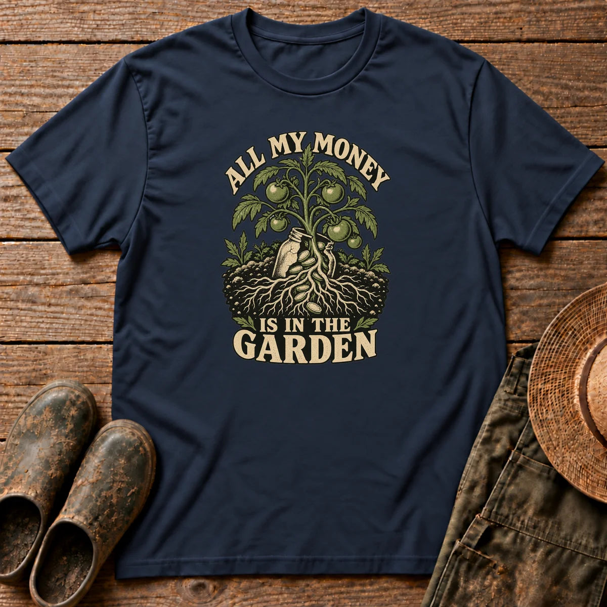 Money in Garden Tshirt