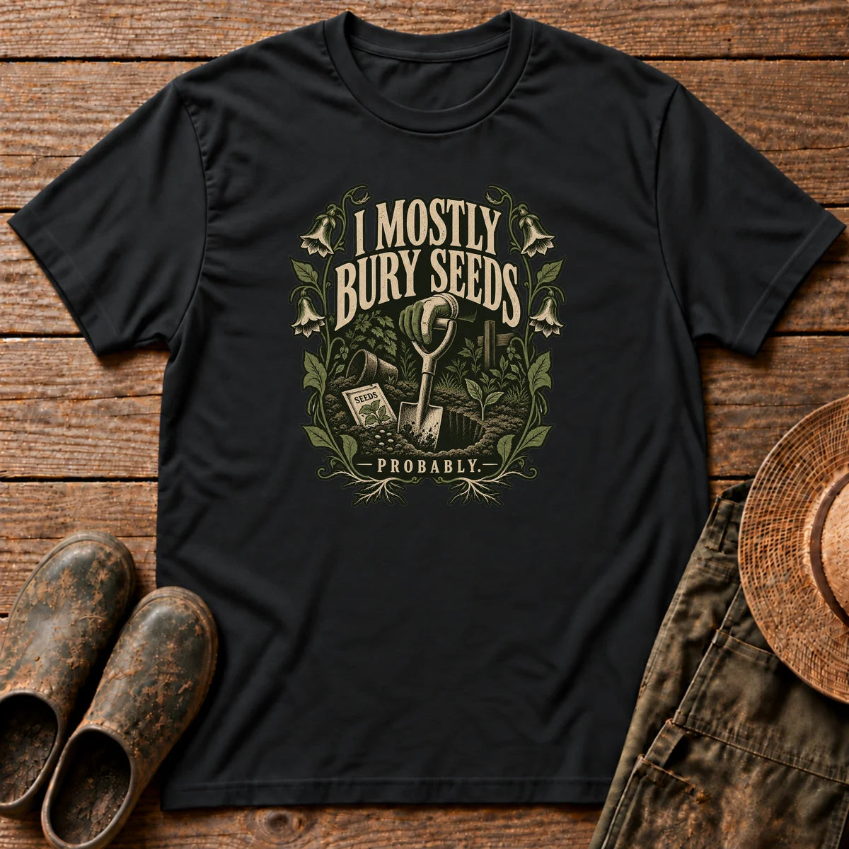 Mostly Bury Seeds Tshirt