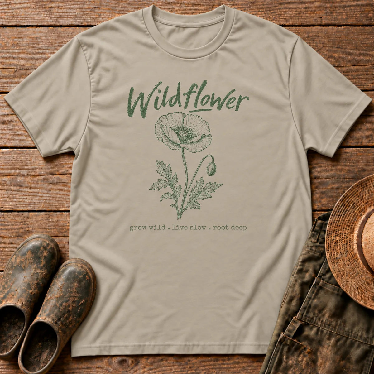 Wildflower Roots T-shirt