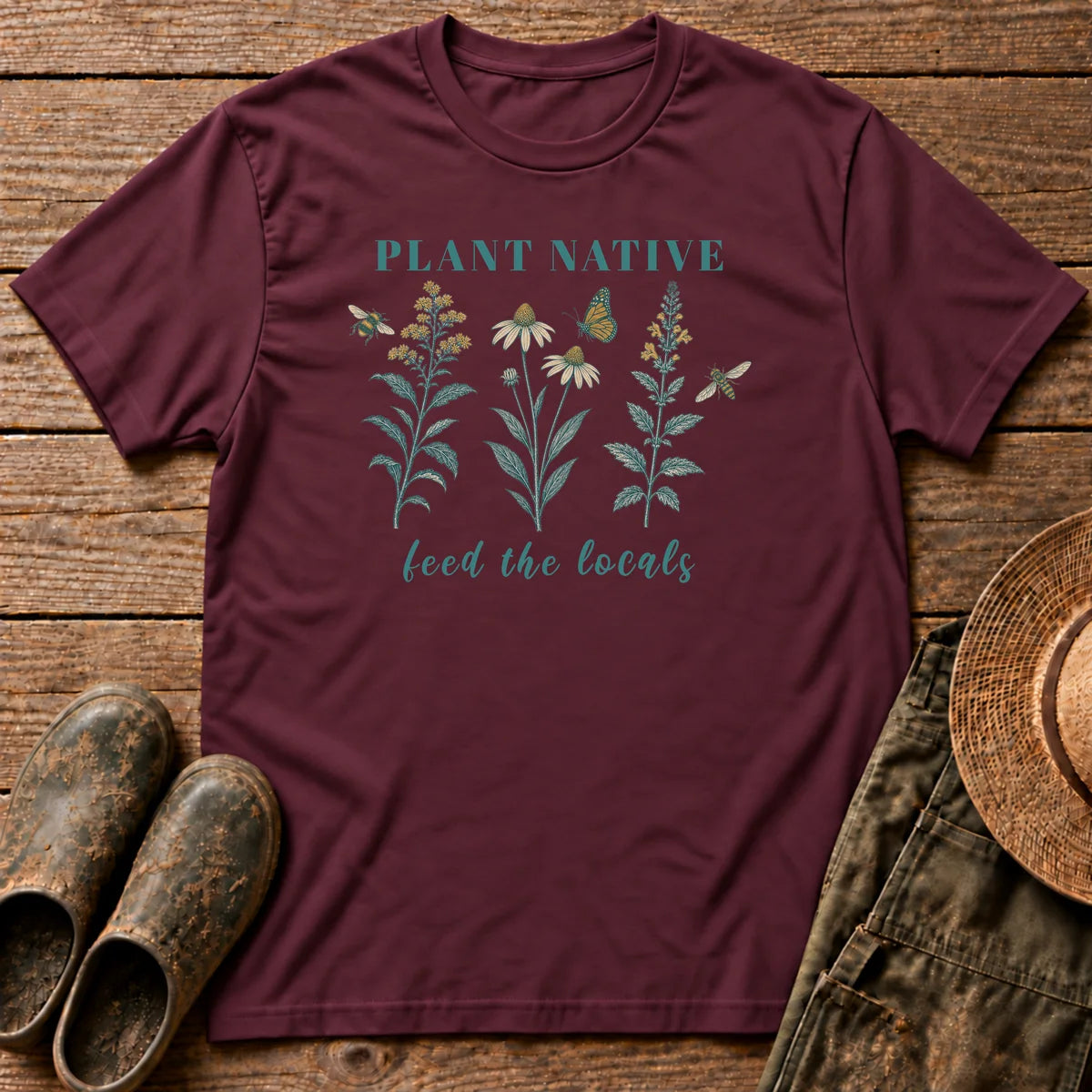 Feed Local Plants T-shirt