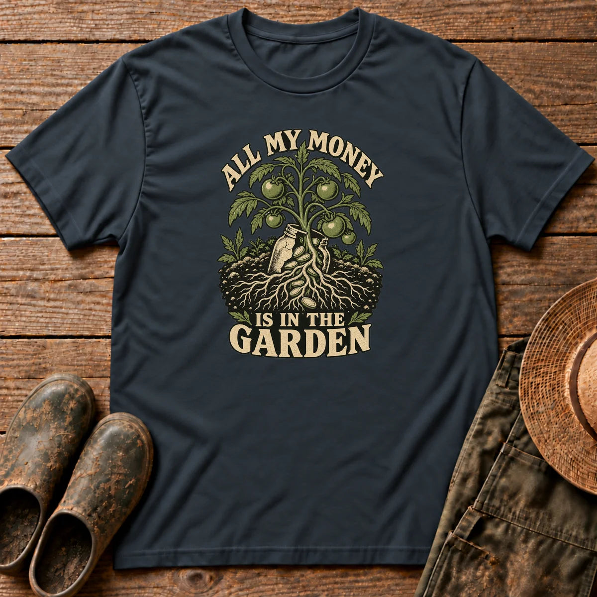 Money in Garden Tshirt