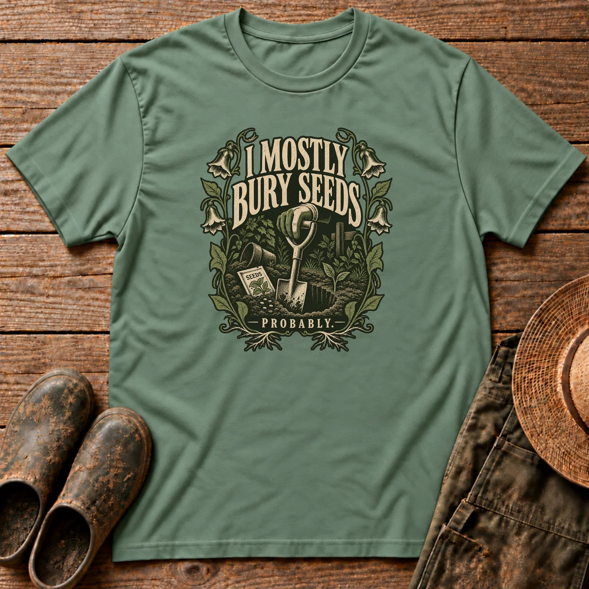 Mostly Bury Seeds Tshirt
