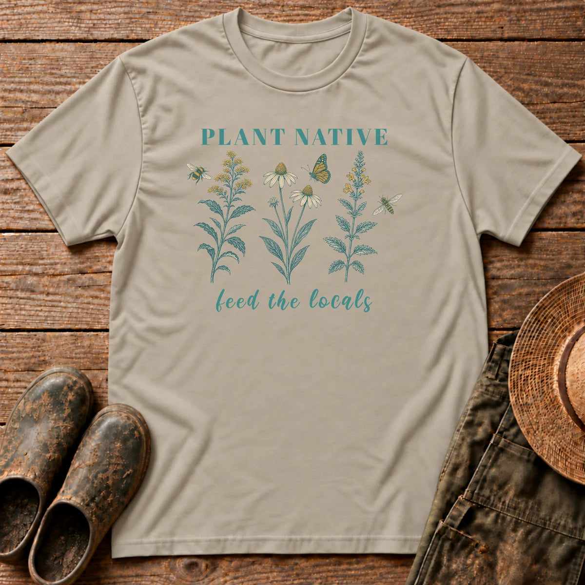 Feed Local Plants T-shirt