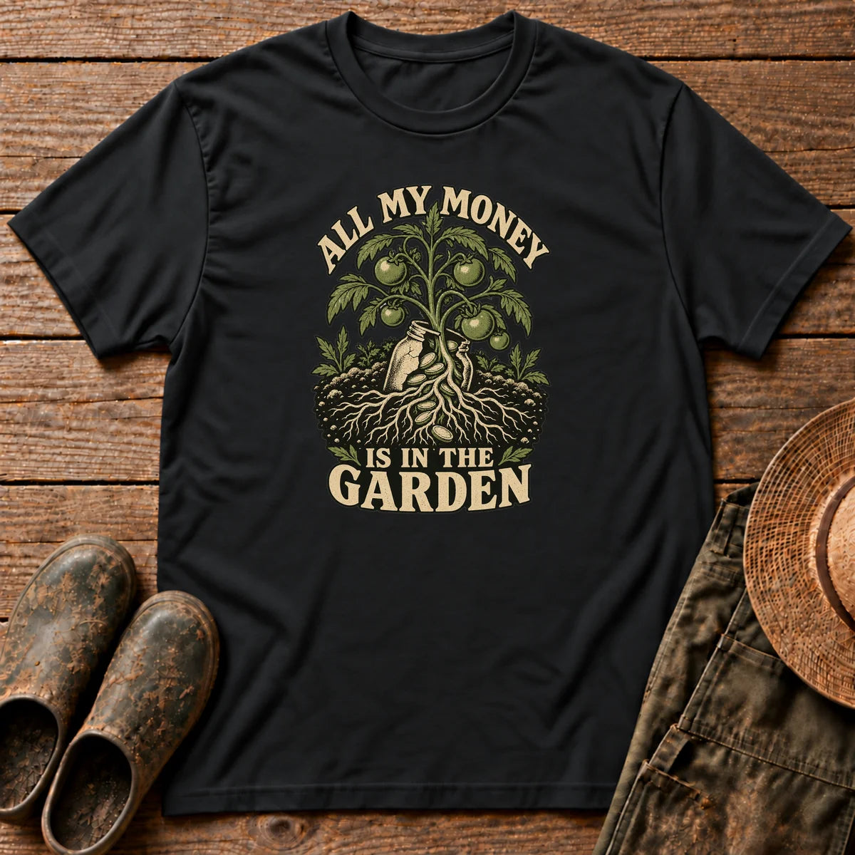 Money in Garden Tshirt