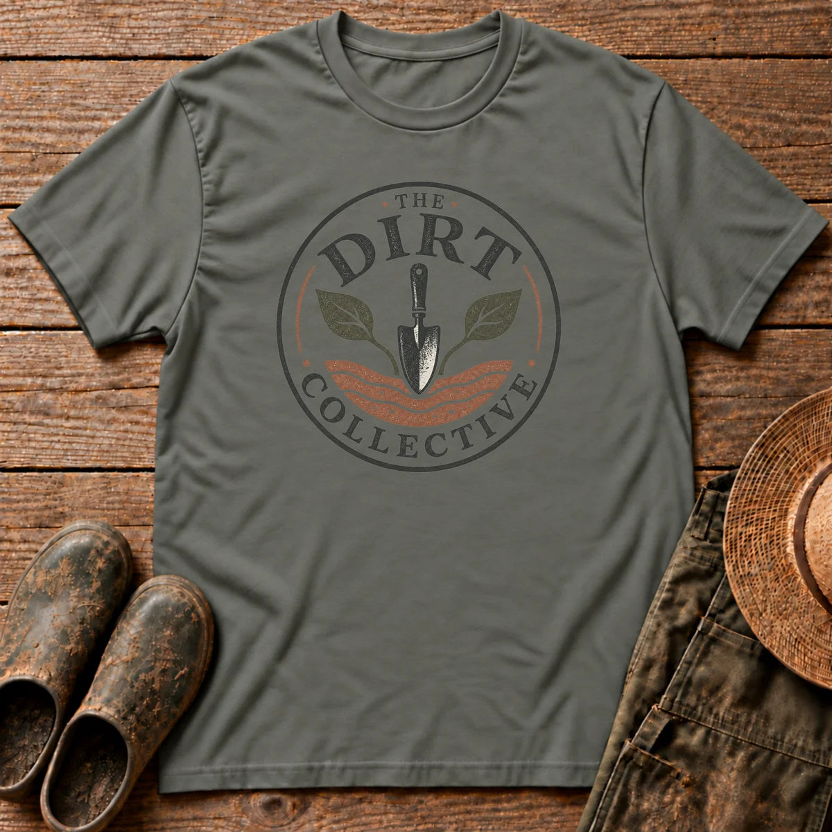 Dirt Club Badge T-shirt