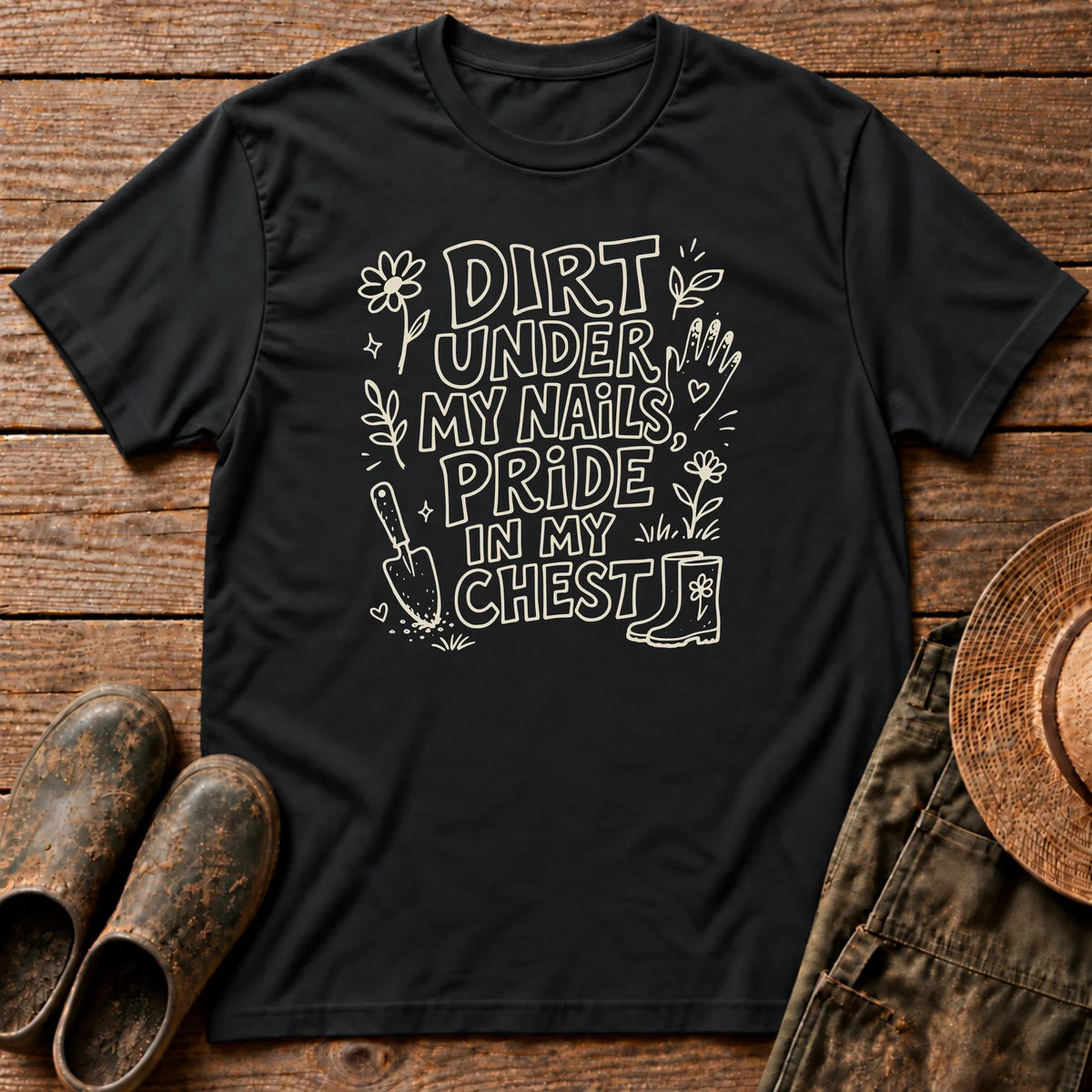 Dirt Nails Dark T-shirt