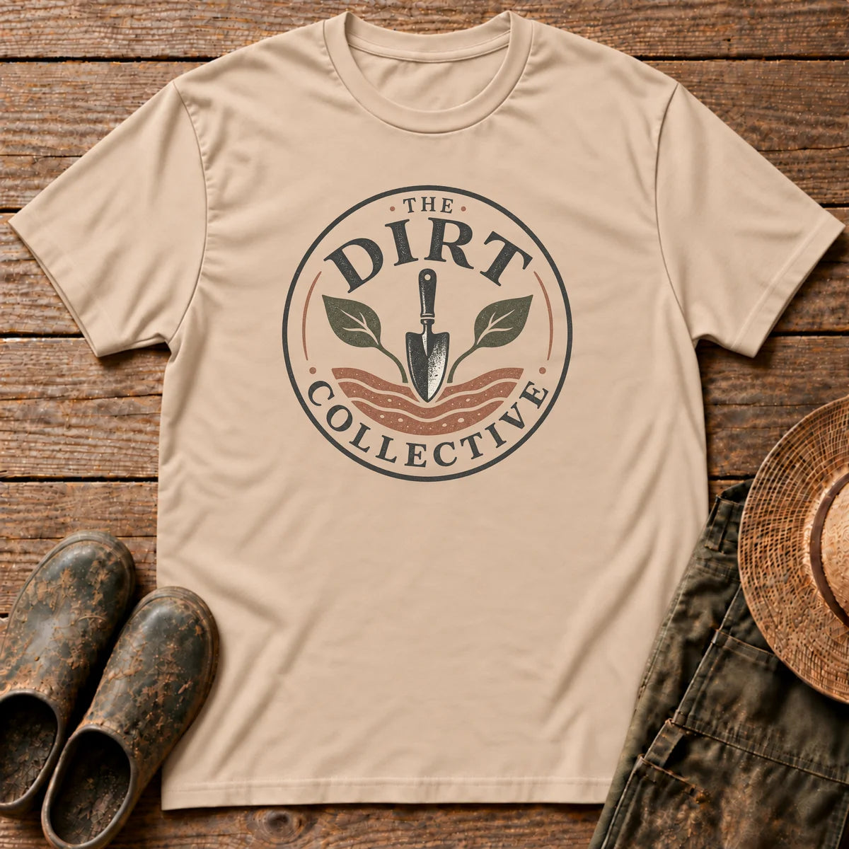 Dirt Club Badge T-shirt