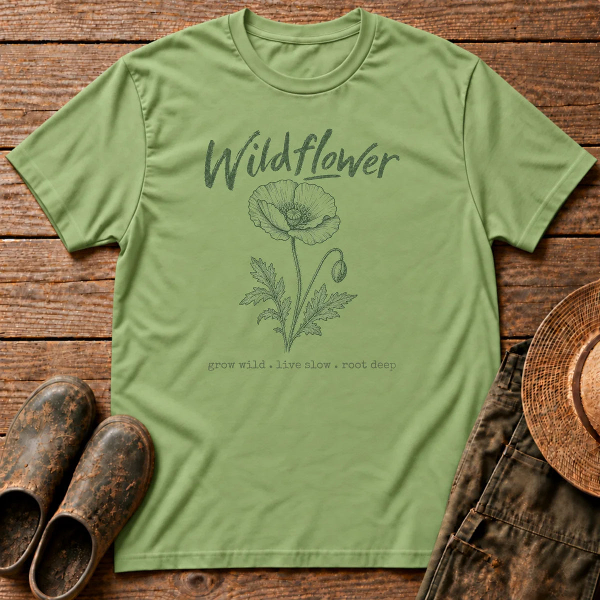 Wildflower Roots T-shirt