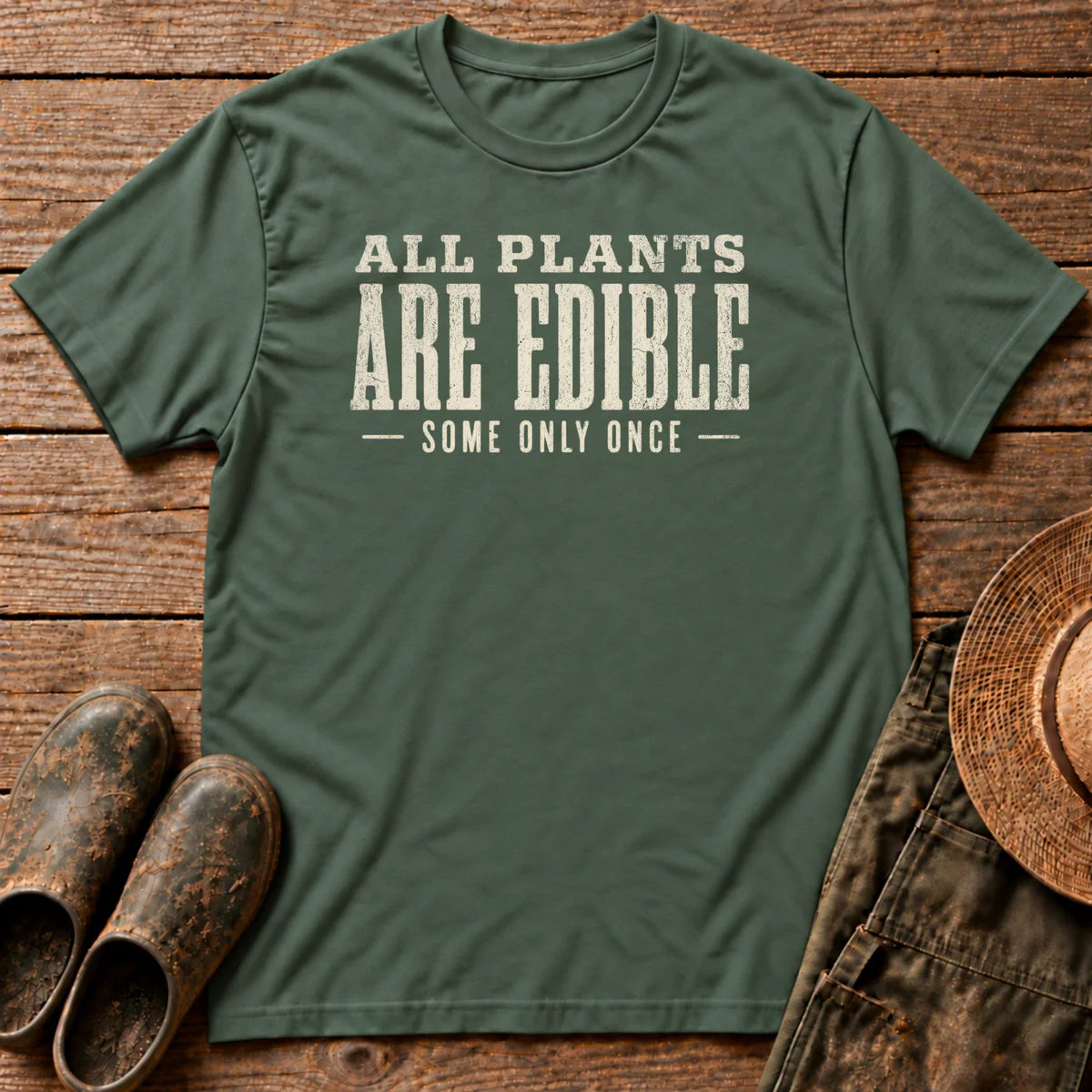 All Plants Edible T-shirt