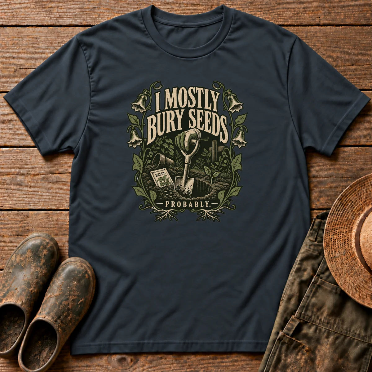 Mostly Bury Seeds Tshirt
