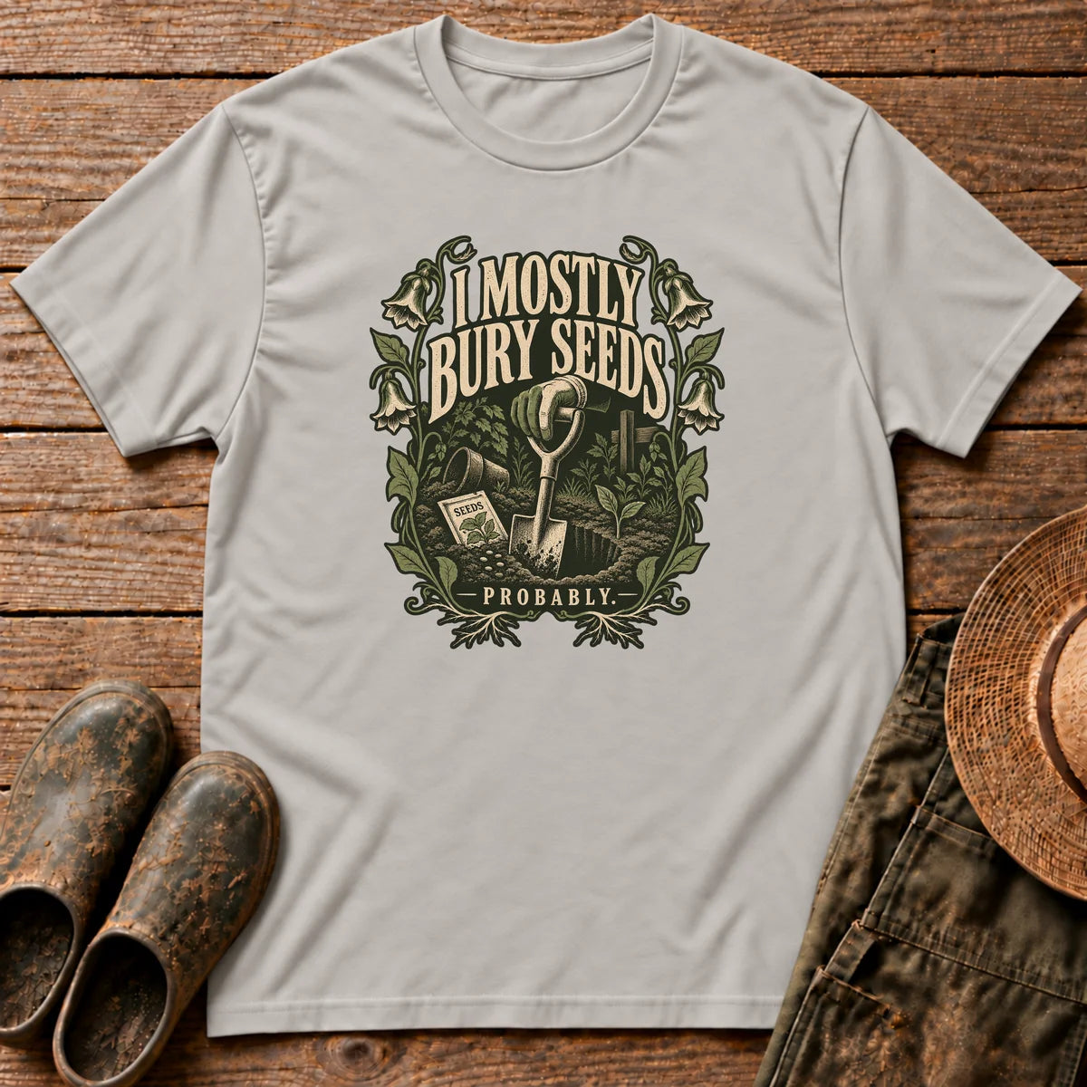 Mostly Bury Seeds Tshirt