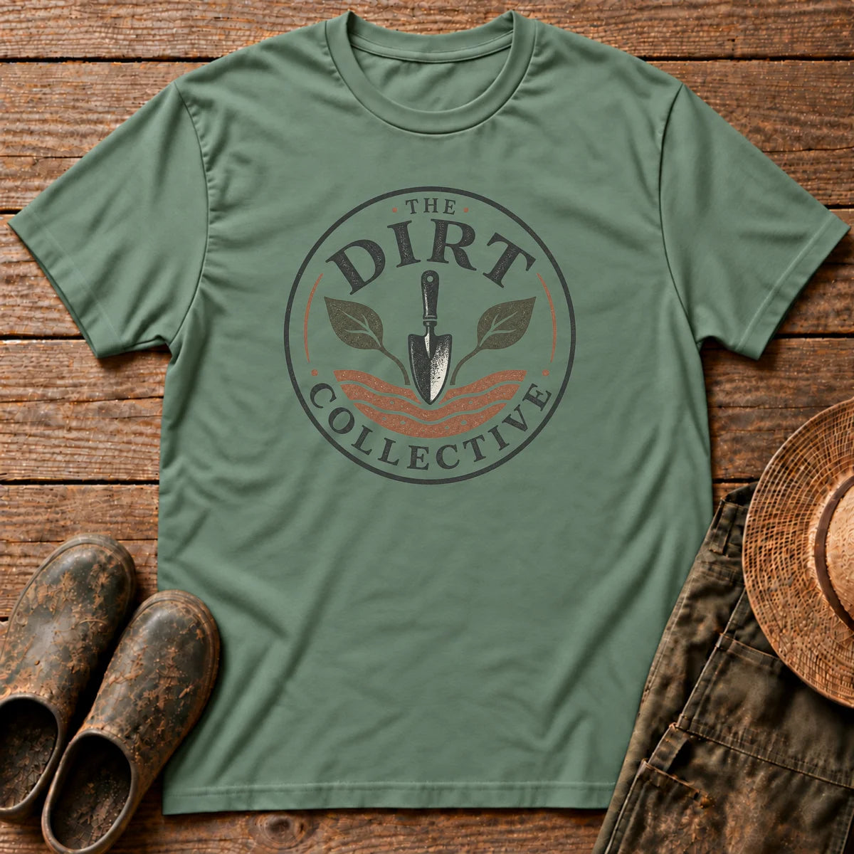 Dirt Club Badge T-shirt