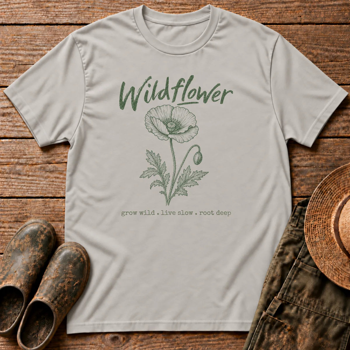 Wildflower Roots T-shirt