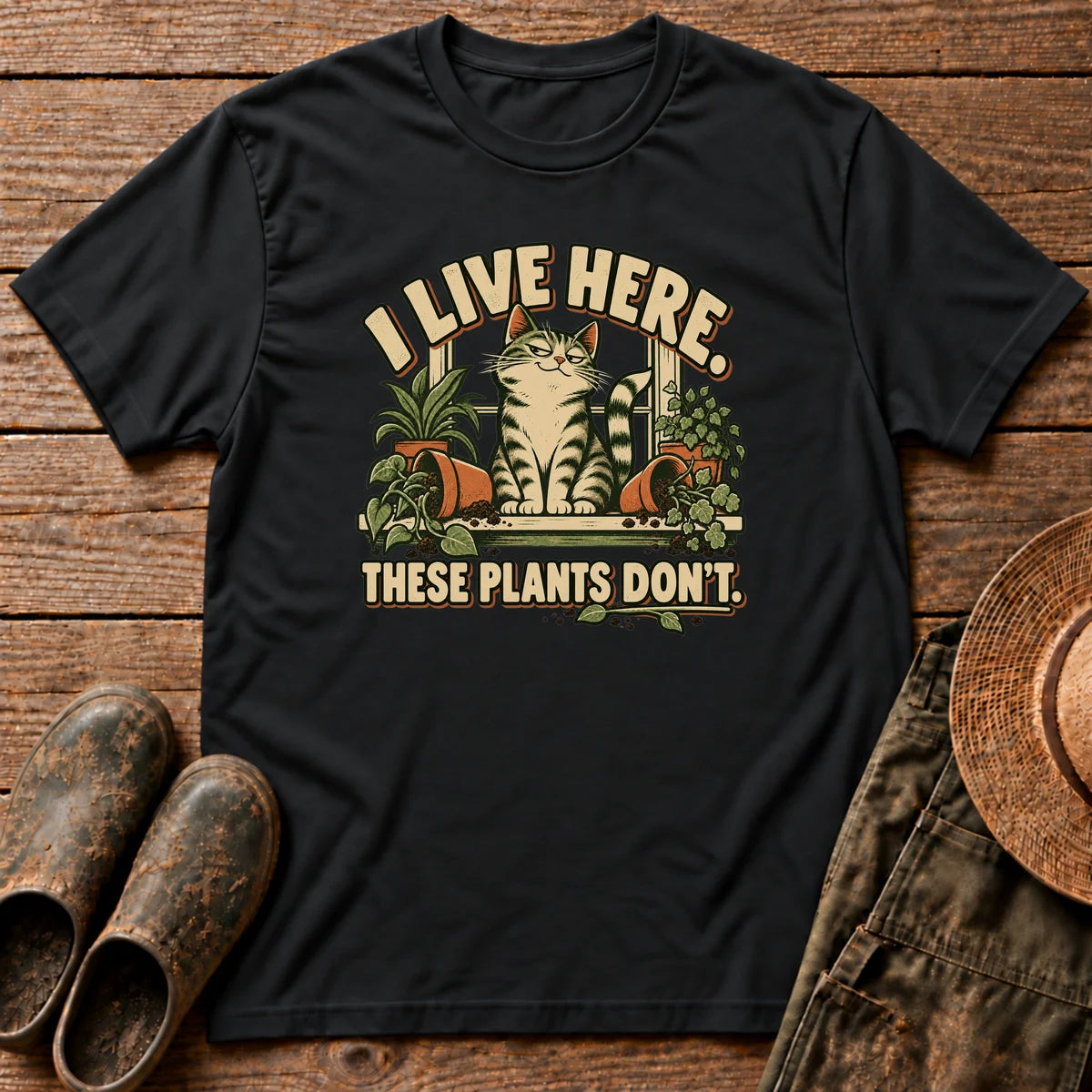 I Live Here Tshirt