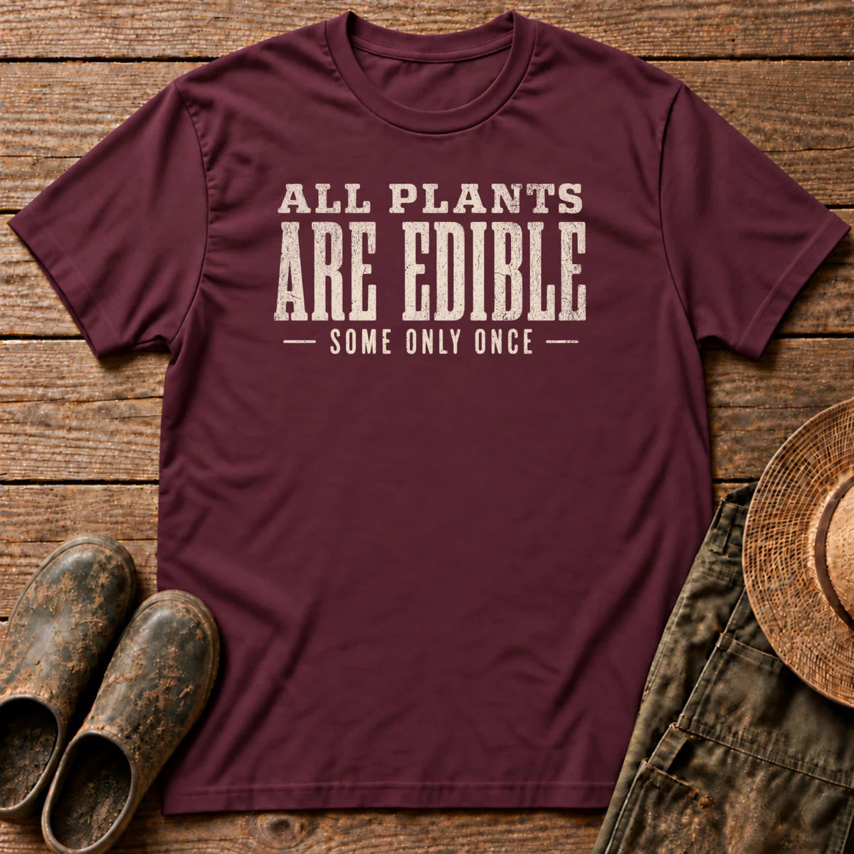 All Plants Edible T-shirt